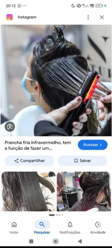 Prancha fria de infravermelho