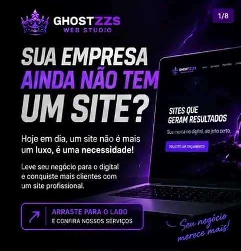 Criação de sites profissionais | responsivos + WhatsApp