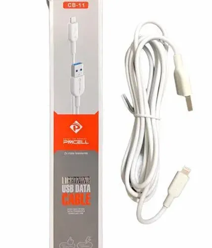 Cabo Iphone Lightning 2 Metros Branco PMCell