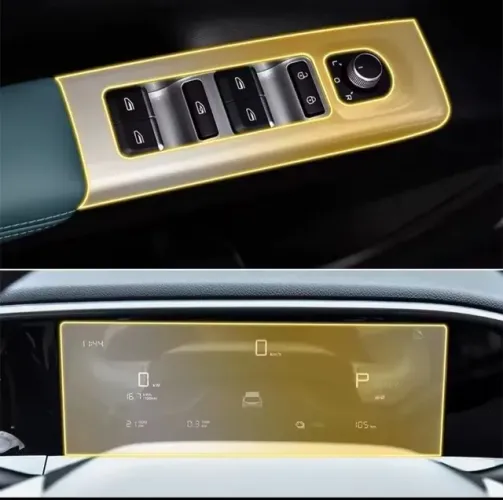 Kit PPF Geely EX2 - Painel, Console, Multimídia e Porta