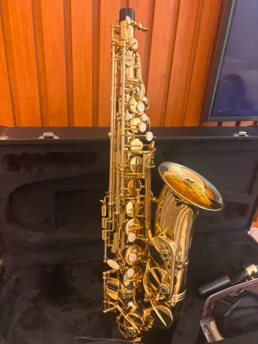 Saxofone Alto Eagle Sa 501 Laqueado Mib Sa501 | 3 MESES DE USO | EXCELENTE ESTADO