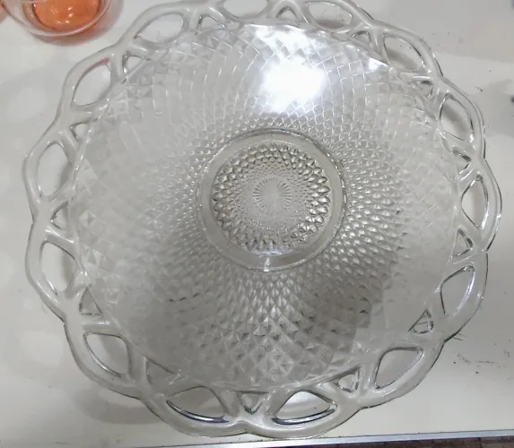 Prato de bolo ou doce década de 60 