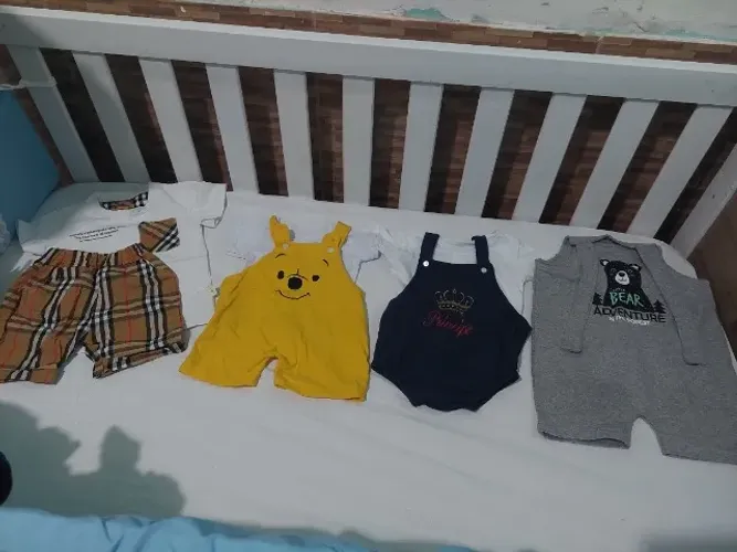 Lote de roupas para bebê novas e seminovas