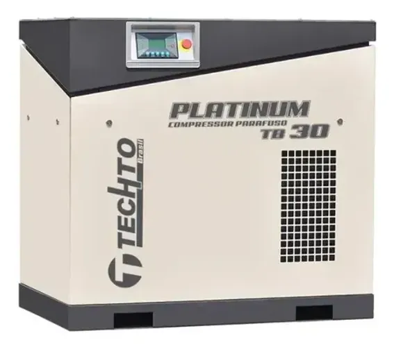 Compressor De Ar Parafuso Techto 30hp 8 Bar Ar Direto