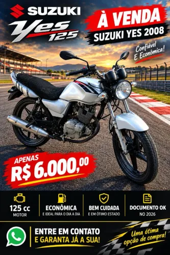 Moto yes 125 bem cuidada
