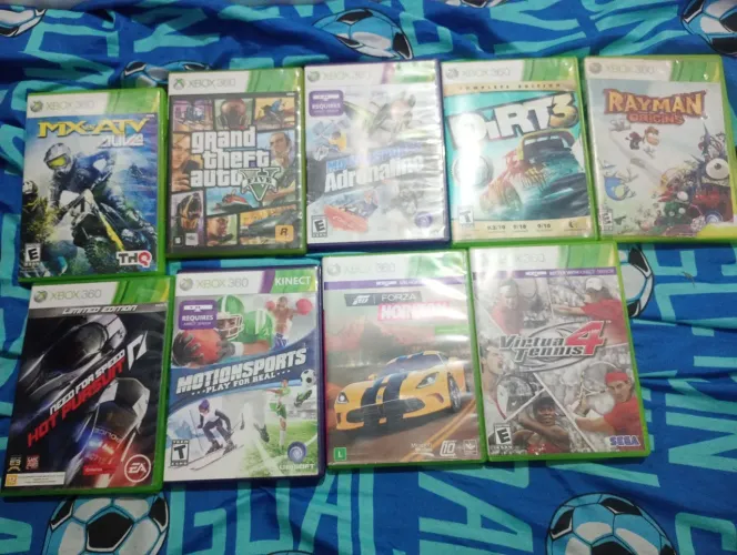 Pacote jogos originais Xbox 360