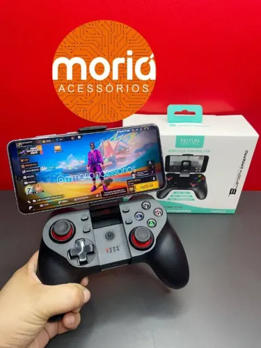 Controle Gamepad Bluetooth Celular Android E Ios Para Jogos, Controle Gamer para Celular