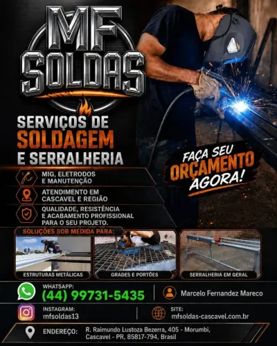 MF SOLDAS METALURGICA E SERRALHERIA