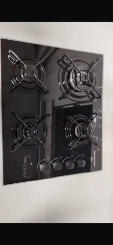 Cooktop e forno de embutir a gás com Grill