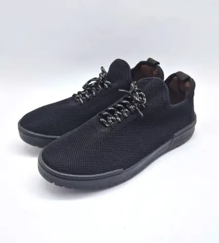 TÊNIS CASUAL MASCULINO SIDEWALK EM TECIDO PRETO - NOVO