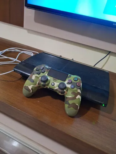 PS3 Playstation 3 1TB + 105 jogos instalados + Controle PS4