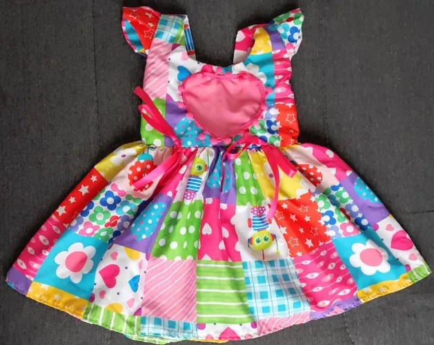 Vestido festa junina Tam 1-2