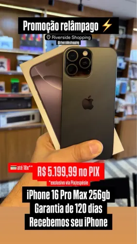 iPhone 16 Pro Max com garantia