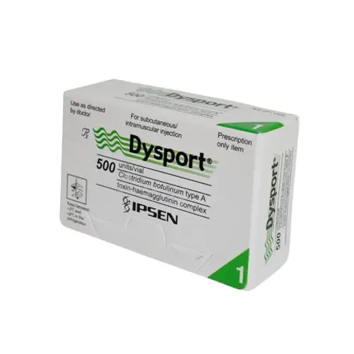 Dysport 500 U -  botulínica tipo A (abobotulinumtoxinA