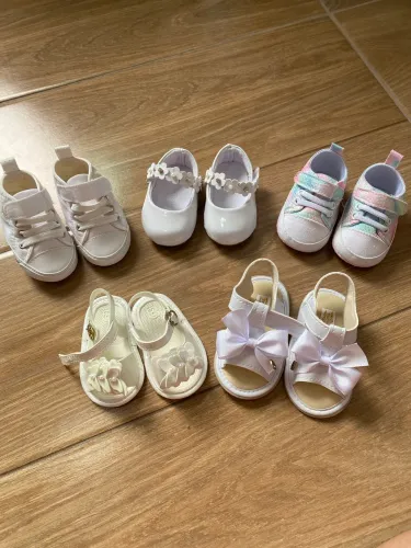 Calçados sapato sapatilha sandália menina bebê tamanho 15/16