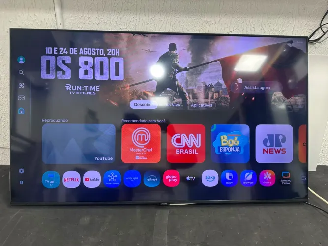 Tv Samsung smart 4k 50 polegadas cristal semi nova