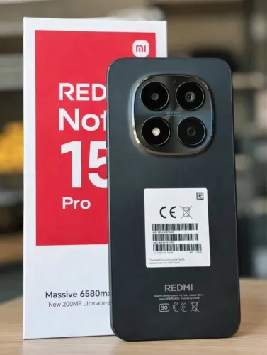 Redmi Note 15 Pro 4G 8/256GB Black - Pronta Entrega (Novo, Lacrado e Garantia)
