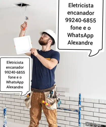 Eletricista encanador pedreiro *