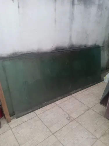 Lote com 9 Chapas de Vidro Temperado Verde 8mm (2,70m x 0,98m)<br>