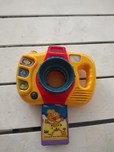 Máquina Fotográfica Infantil Interativa da Dican (Modelo Dr. Júnior)