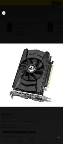 Placa de vídeo Radeon r7 350 4gb, chama