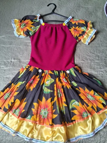 Vestido de quadrilha infantil