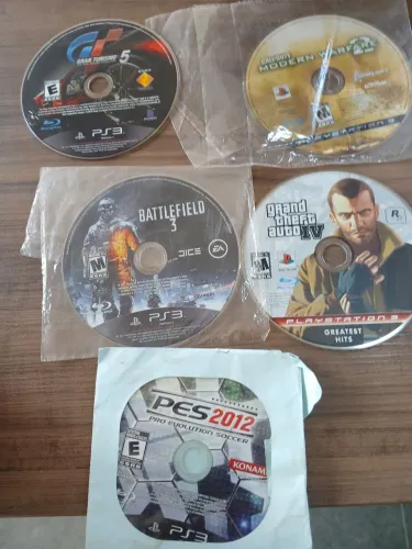 Jogos de Ps3 Blu Ray Disc  - sem capas 