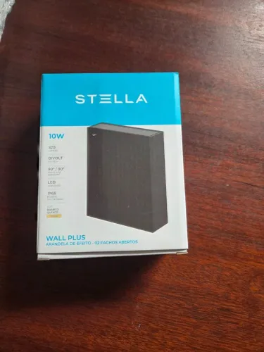 Arandela led preto 10w