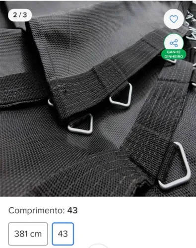 300 lona para cama elástica pula pula 