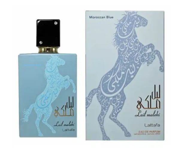 Lail Maleki Moroccan Blue Lattafa Eau de Parfum - Perfume Masculino 100ml