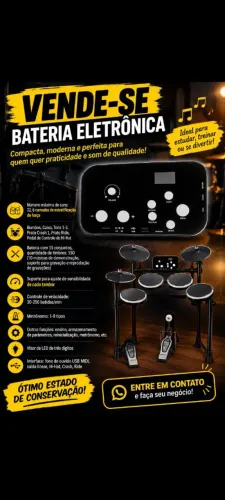 Bateria em perfeito estado, aceito cartão de crédito, whatsapp *65