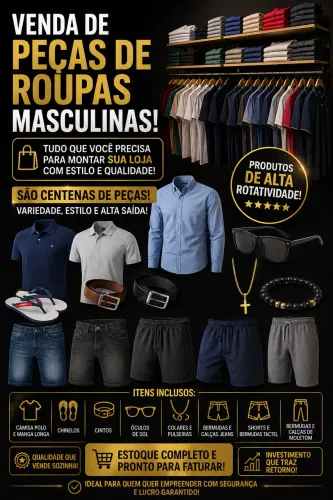 Estoque - Roupas Masculinas