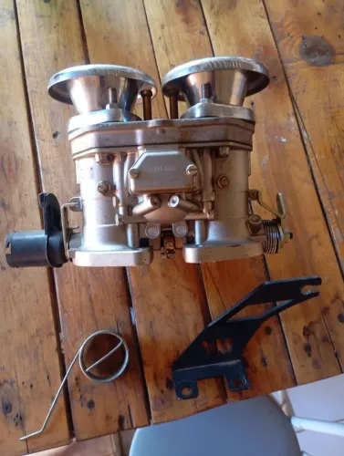 Weber 40 Niquelada 