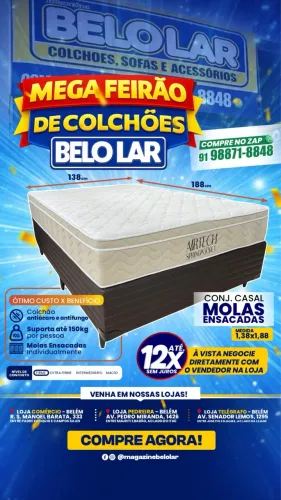 Colchão é aqui na belo lar