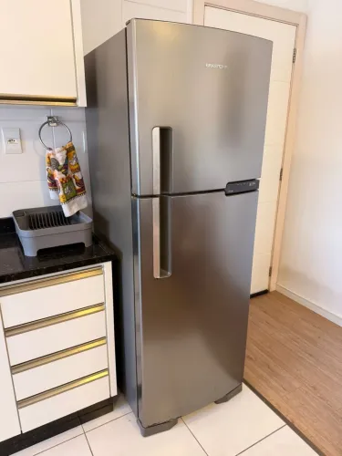 Geladeira Brastemp Frost Free Duplex 375L Inox