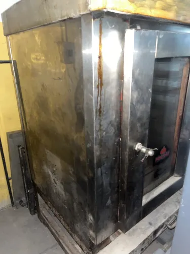 Forno turbo para pão francês Funciona a Gás 