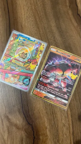 Morpeko + Buzzwole GX coleção 30 anos Pokémon