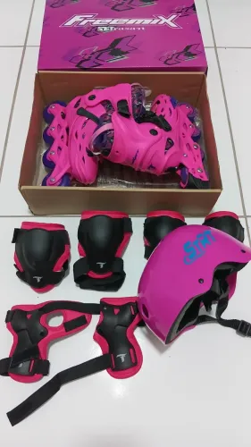 Vendo Patins infantil ,Traxart profissional + kit de proteção