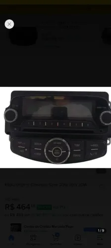 Radio Original perfeito GM SONIC 2012 A 2014