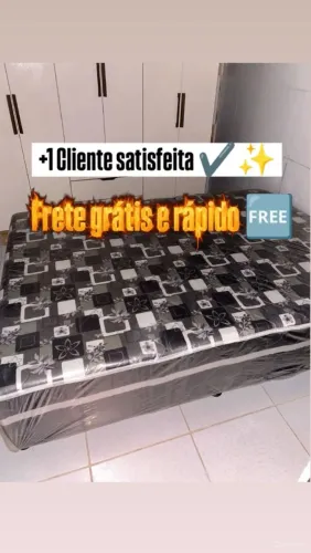 Unibox casal - Espuma D33 com 10cm