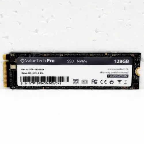 SSD 128GB NVMe M.2 2280 ValueTech Pro VTP128GSSD4