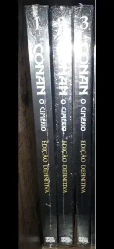 Coleção Conan, O Cimério - Edição Definitiva Vol 1,2 e 3 lacrados