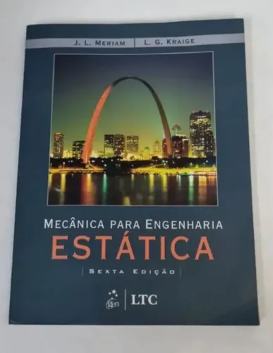Livro Mecânica para Engenharia, Estática, 6ed. Usado
