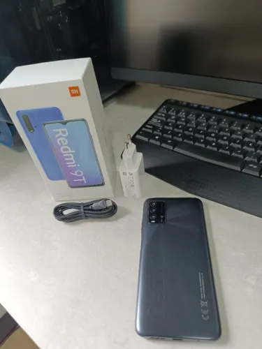 Celular Xiaomi Redmi 9T Dual Sim 128GB Cinza 6GB Ram