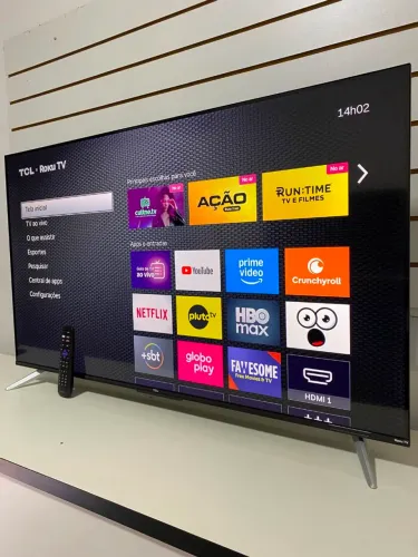 TCL ROKU TV 50 POLEGADAS SMART WIFI COMPLETA 4K SEMINOVA