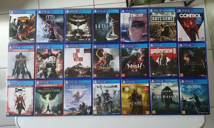 Jogos de PS4 a partir de 50 Reais