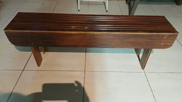 banco de madeira