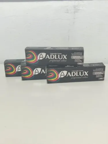 KIT 4 Colorações Creme Adlux 60g. 9.0 Muito Louro Claro