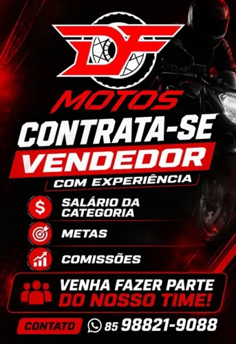 Vendedor de moto peças com experiência