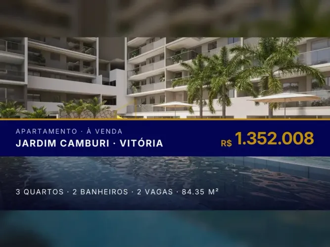 Lazer completo e localização privilegiada em Jardim Camburi Não perca!